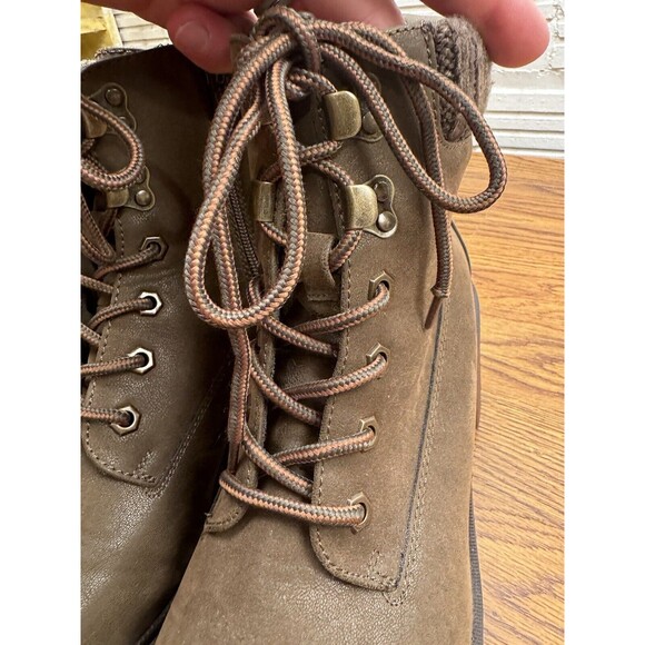 Universal Threads Combat Boot Womens 10 Green‎ Aveline Chunky Heels Casual - Picture 4 of 9